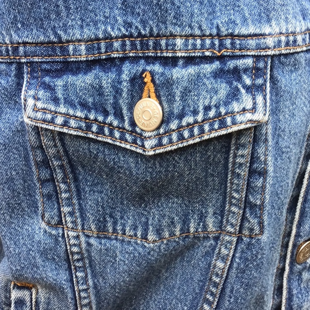 VTG Genuine Blues Denim Jacket, Medium - Picture 4 of 10
